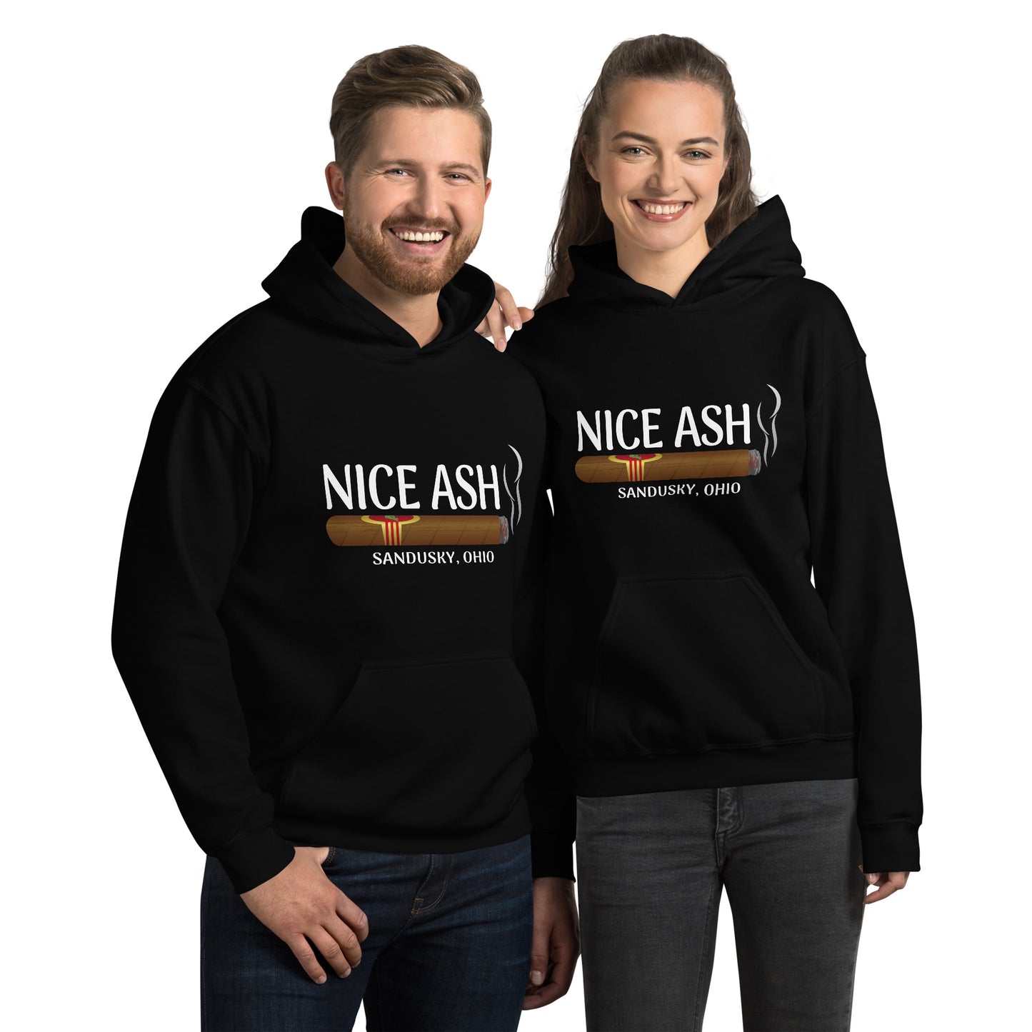 Nice Ash Unisex Heavyweight Hoodie